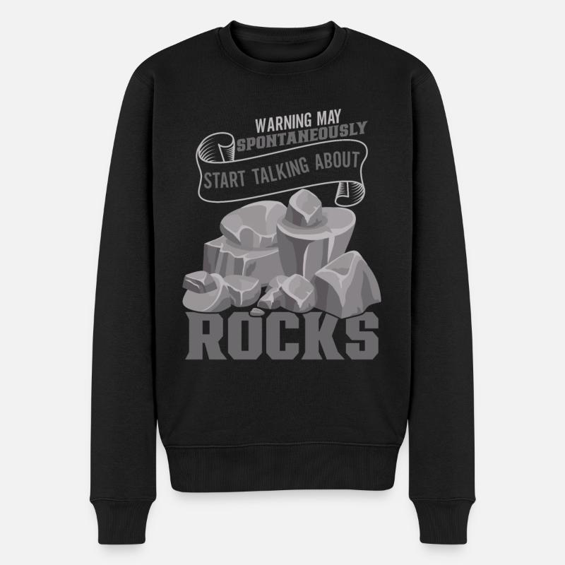 Geologie - Männer Premium Bio Pullover - Schwarz