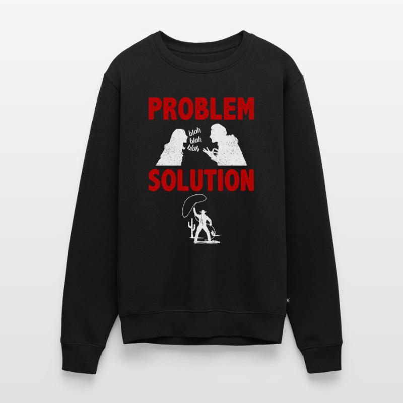 Lasso Throwing Lasso Thrower Problem Solution Männer Premium Bio Pullover