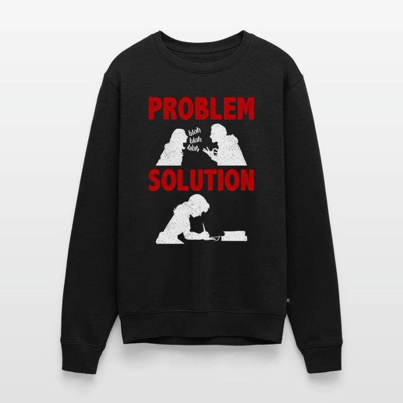 Novel Writing Writter Narrative Problem Solution Männer Premium Bio Pullover