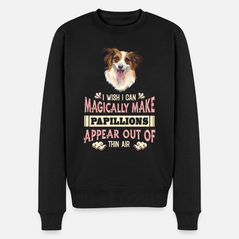 Papillon drôle - Pull Premium bio Homme - noir