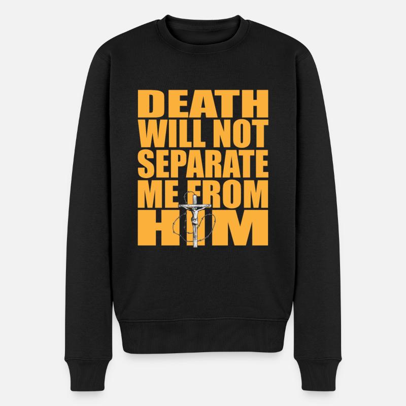 Christ Christentum - Männer Premium Bio Pullover - Schwarz