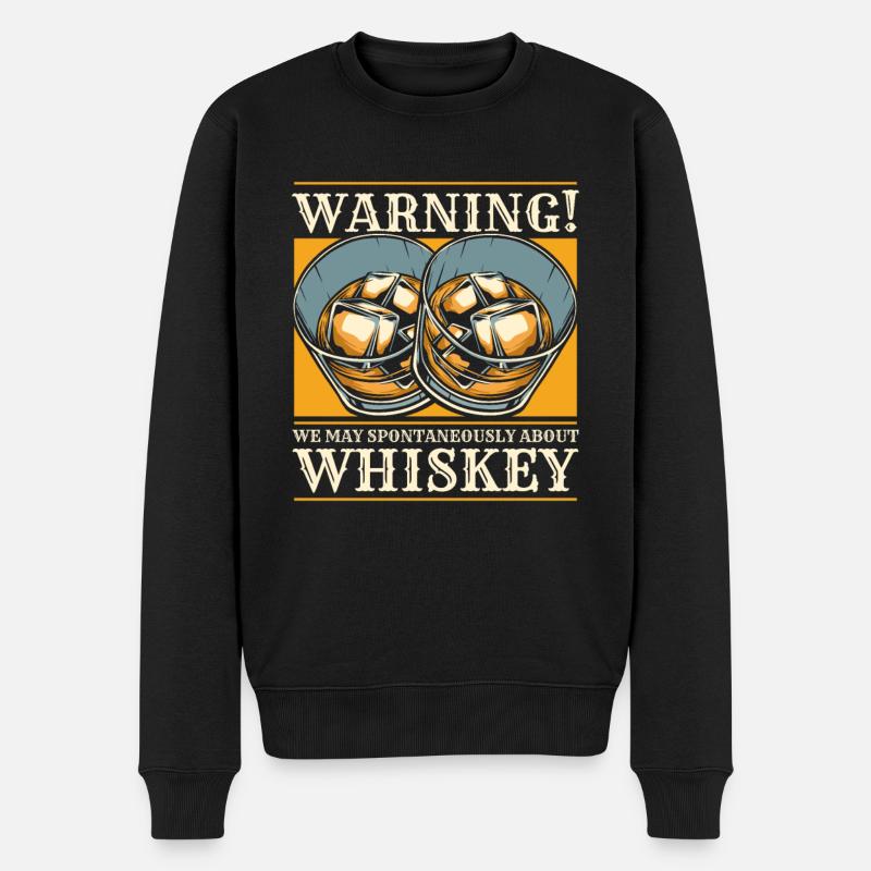 Whisky Whiskey Funny - Pull Premium bio Homme - noir