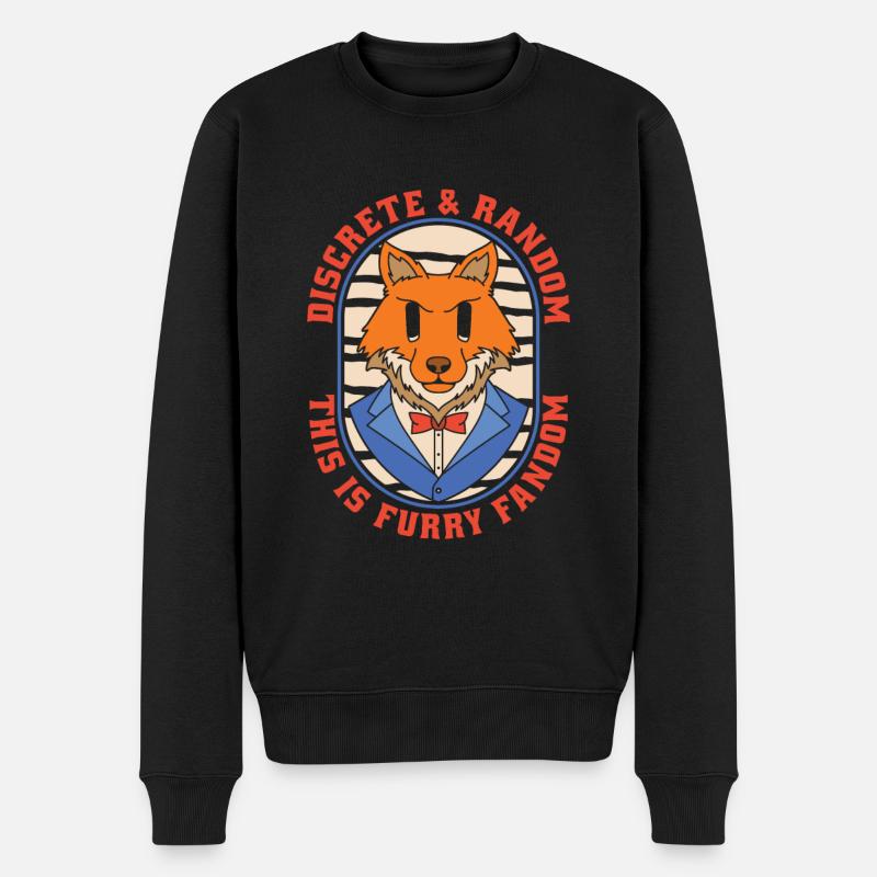 Furry Fandom Fursuits Drôle - Pull Premium bio Homme - noir
