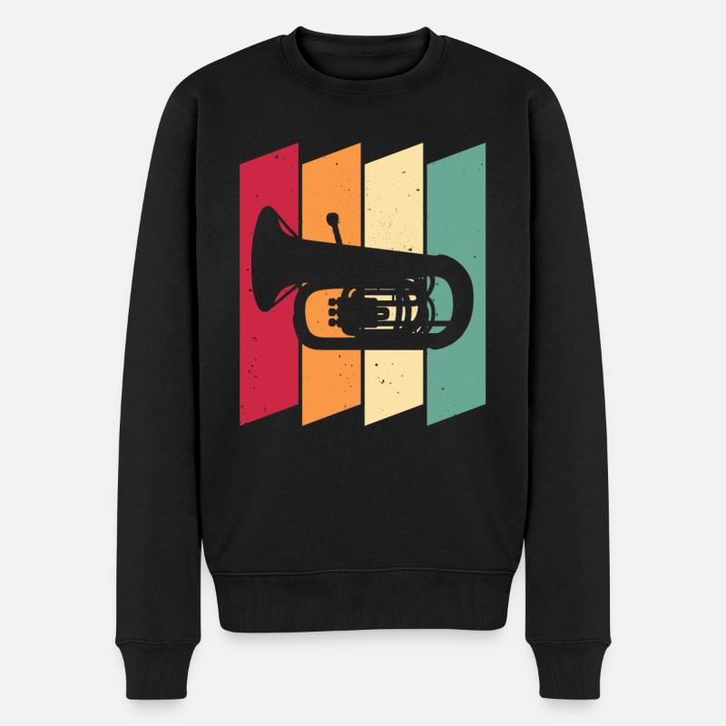 Fanfare Procession Tuba - Pull Premium bio Homme - noir