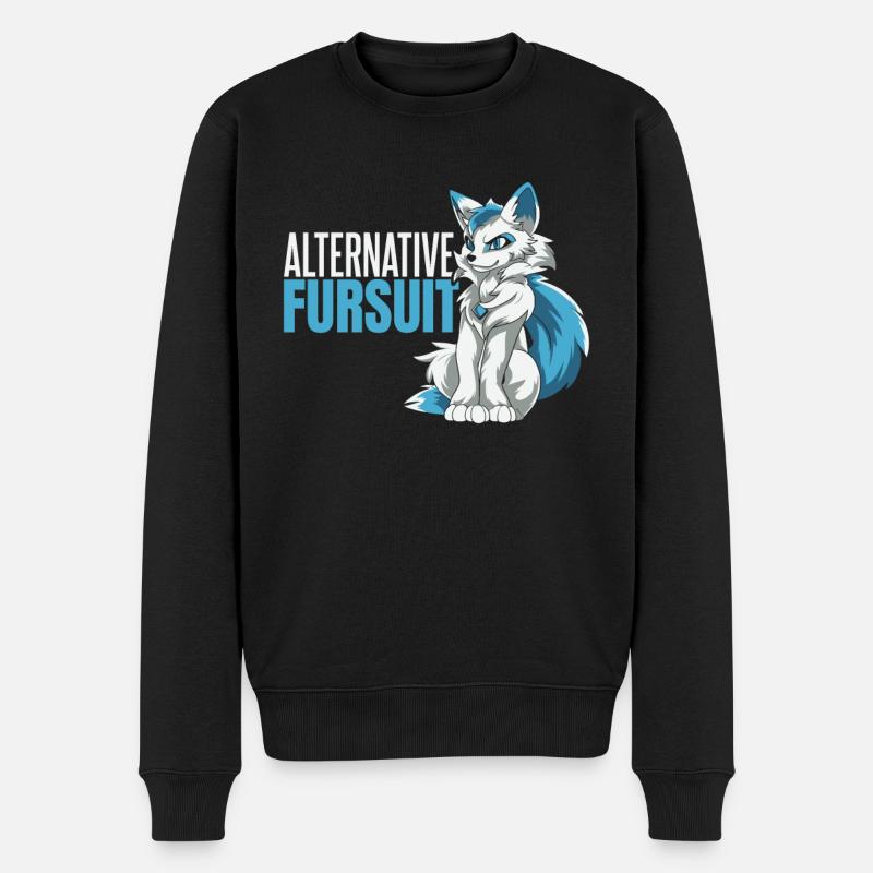 Furry Fandom Fursuits Cool - Pull Premium bio Homme - noir