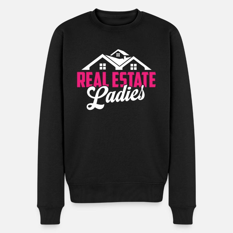 Agent immobilier dame - Pull Premium bio Homme - noir