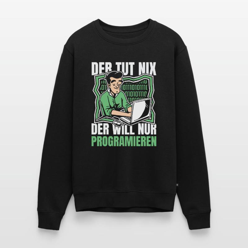 Entwickler Coder Programmierer Computer Männer Premium Bio Pullover