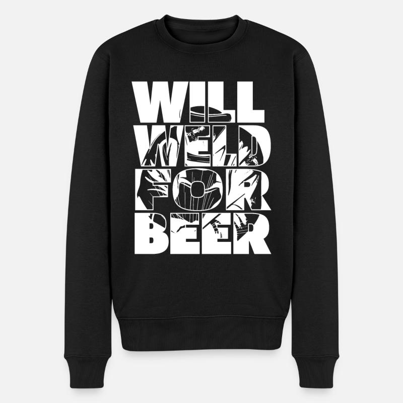 Serrurier soudeur - Pull Premium bio Homme - noir