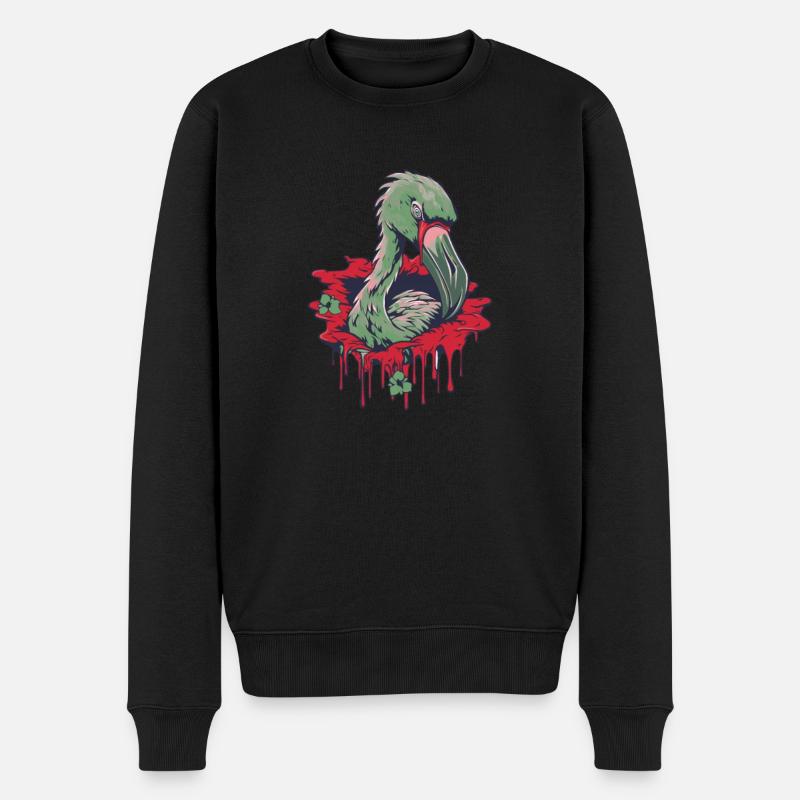 Zombie Halloween Cool - Männer Premium Bio Pullover - Schwarz