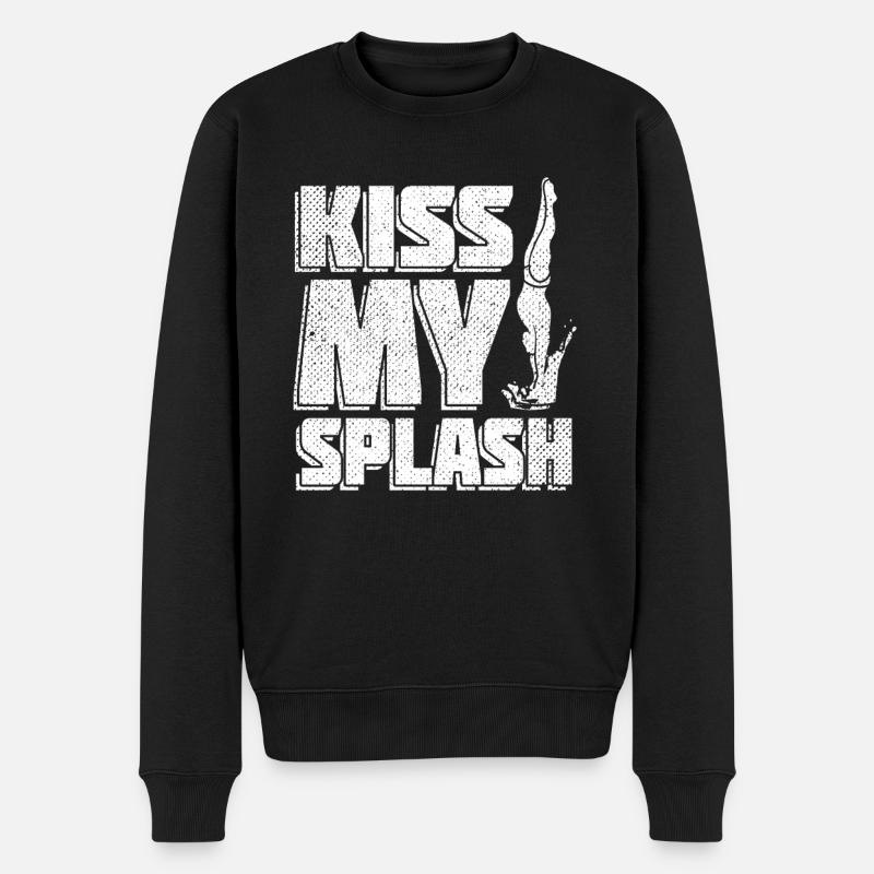 Plongée Plongée Plongée Pulvérisation - Pull Premium bio Homme - noir