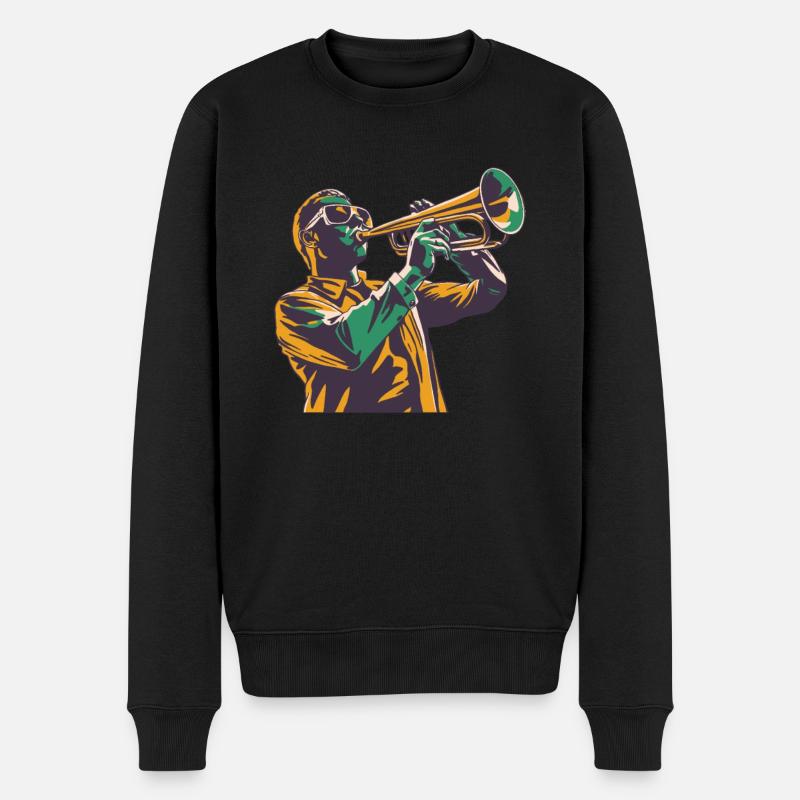 Fanfare de train de fans - Pull Premium bio Homme - noir