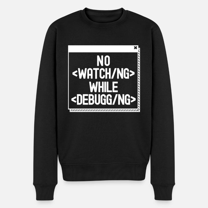 Developer Coder Programmer - Men's Premium Organic Jumper - black