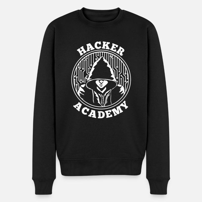 Developer Coder Programmer - Men's Premium Organic Jumper - black