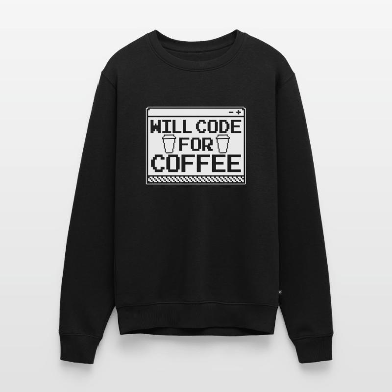 Entwickler Coder Programmierer Kaffee Männer Premium Bio Pullover