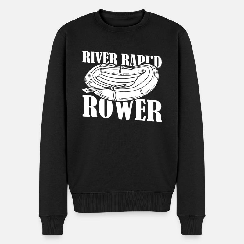 Rafting en eau vive - Pull Premium bio Homme - noir