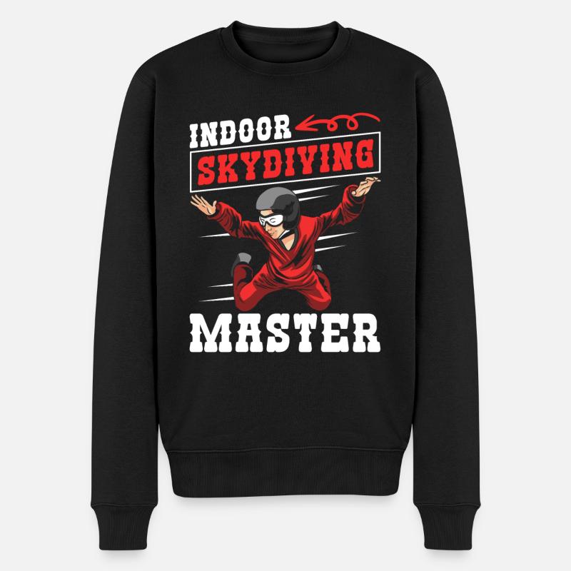 Maître parachutiste intérieur - Pull Premium bio Homme - noir