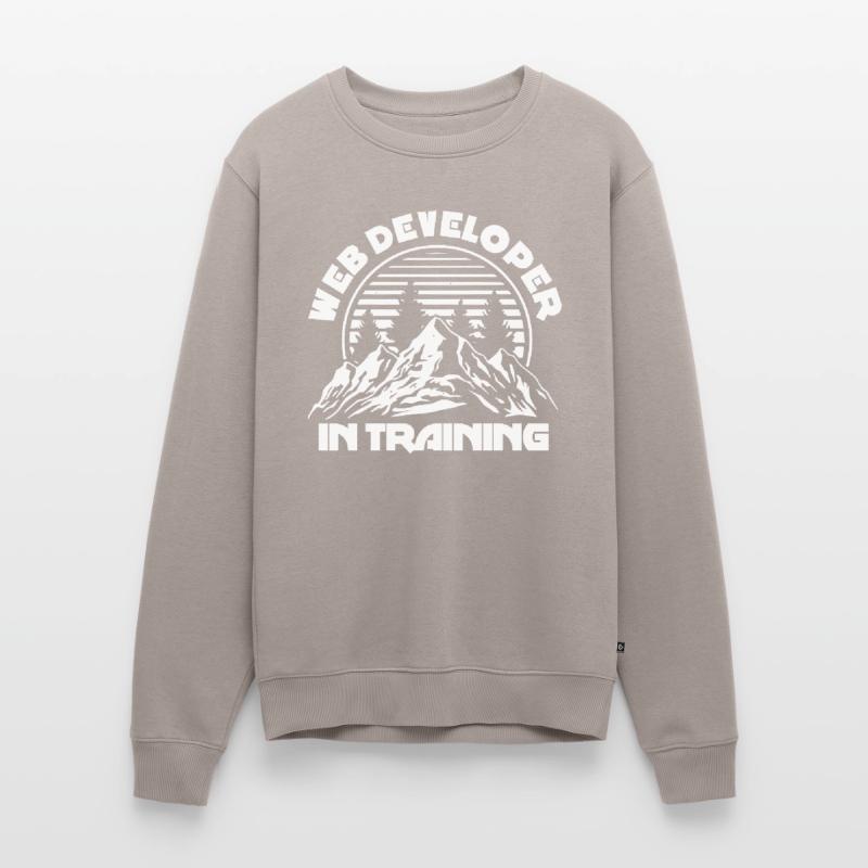 Web Developer Web Developer Training Men's Premium Organic Jumper