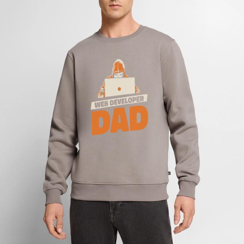 Web Developer Web Developer Father Men's Premium Organic Jumper
