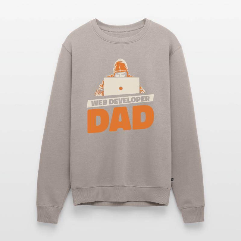 Web Developer Web Developer Father Men's Premium Organic Jumper