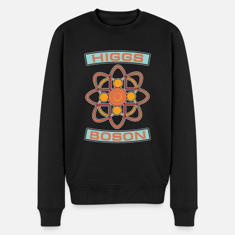 Physik Phyiker Higgs Boson Quantenphysik - Männer Premium Bio Pullover - Schwarz