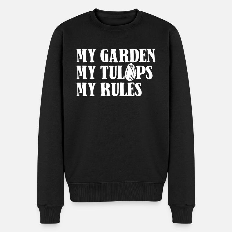Tulipes Tulipes - Pull Premium bio Homme - noir