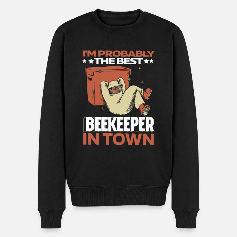 Imker Bienenzüchter - Männer Premium Bio Pullover - Schwarz