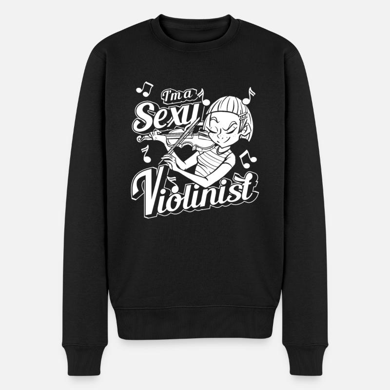 Violon Violon - Pull Premium bio Homme - noir