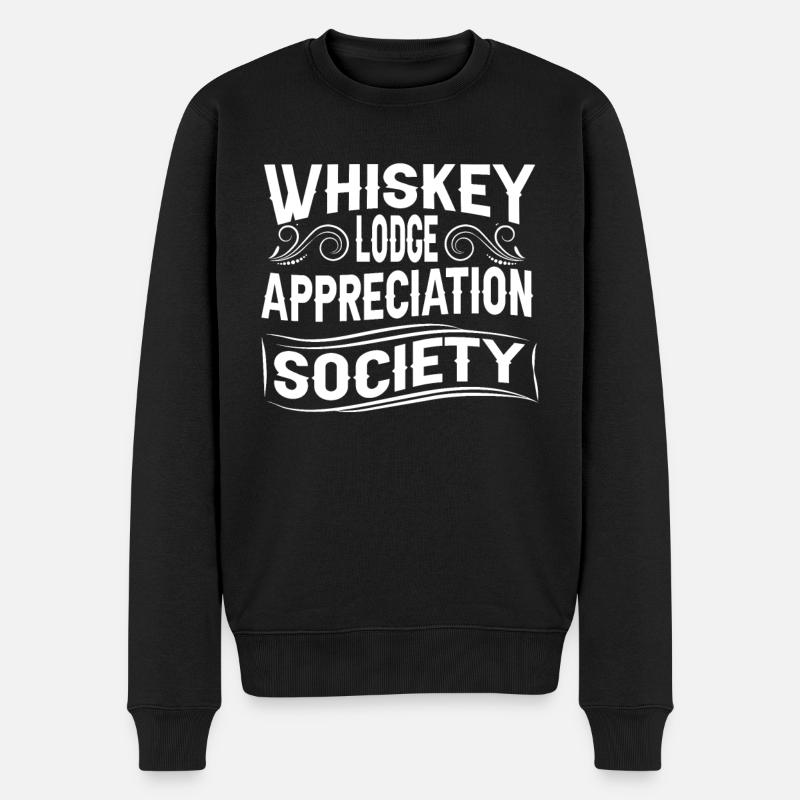 Whisky Whiskey - Pull Premium bio Homme - noir