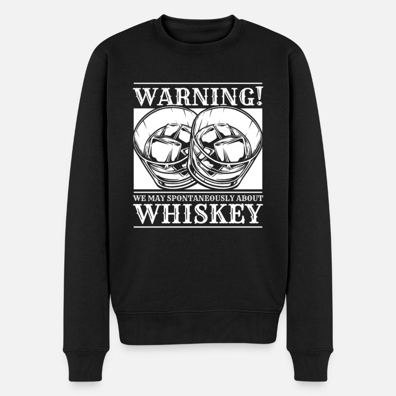 Whisky Whiskey - Pull Premium bio Homme - noir