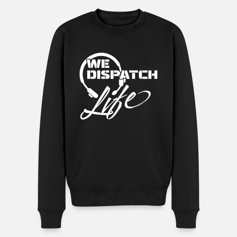 Notruf Leitstelle Einsatzzentrale - Männer Premium Bio Pullover - Schwarz