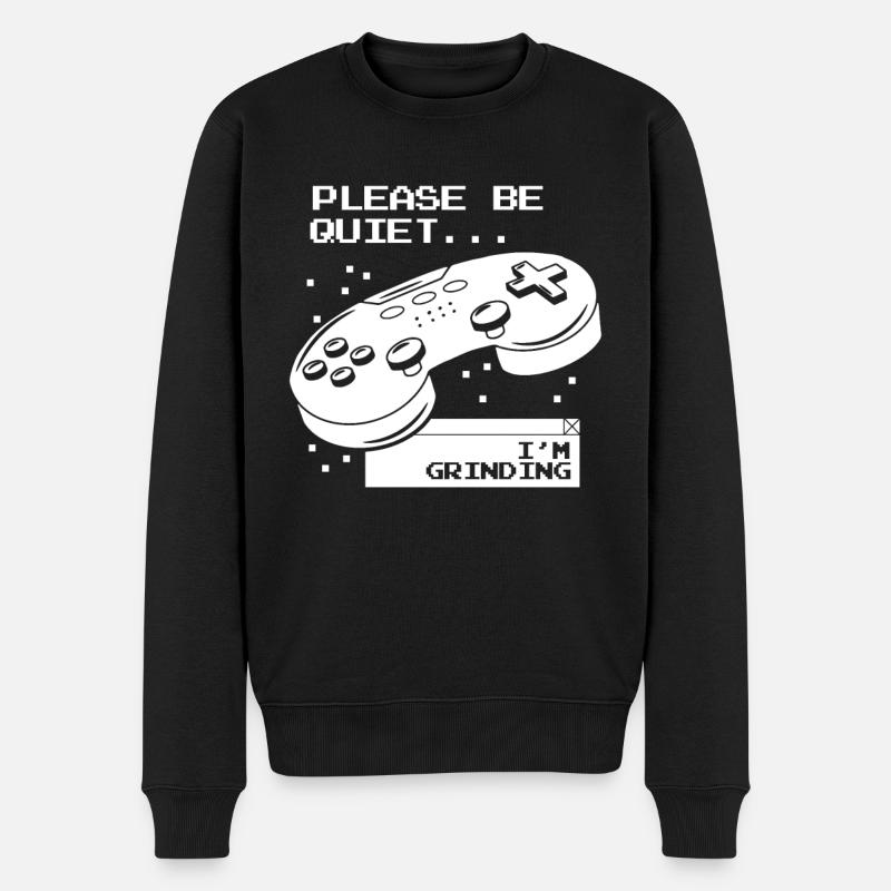 Jeux de joueurs - Pull Premium bio Homme - noir