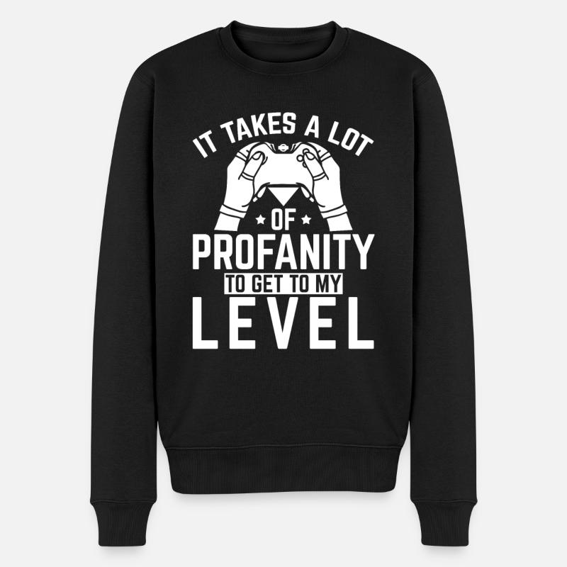 Jeux de joueurs - Pull Premium bio Homme - noir