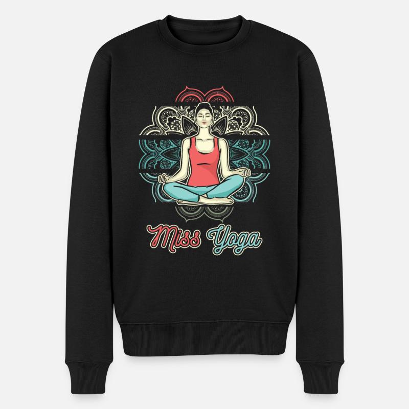 Yoga manquant - Pull Premium bio Homme - noir