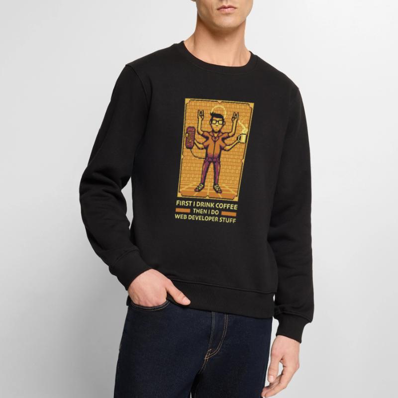 Web Developer Web Developer Coffee Men's Premium Organic Jumper