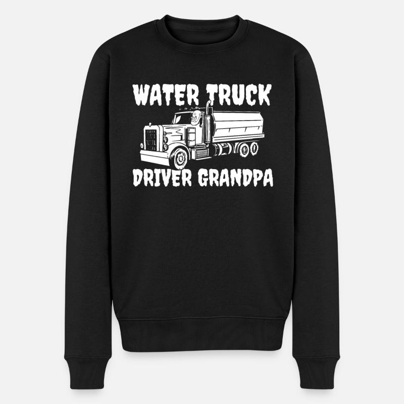 Lkw Fahrer Trucker Lastwagenfahrer - Männer Premium Bio Pullover - Schwarz