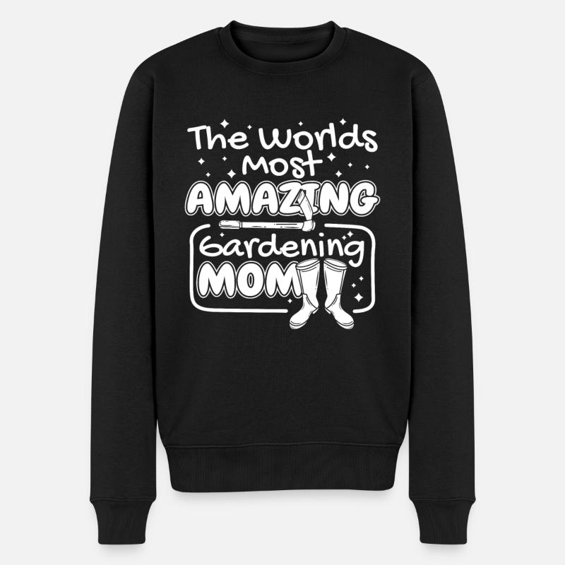 Jardinier amateur jardin maman - Pull Premium bio Homme - noir