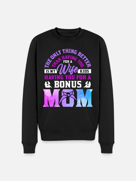 Fête des belles-mères Belle-mère Mère - Pull Premium bio Homme - noir