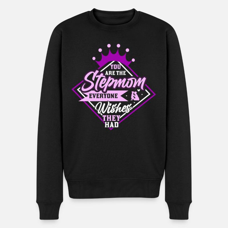 Fête des belles-mères Belle-mère Mère - Pull Premium bio Homme - noir