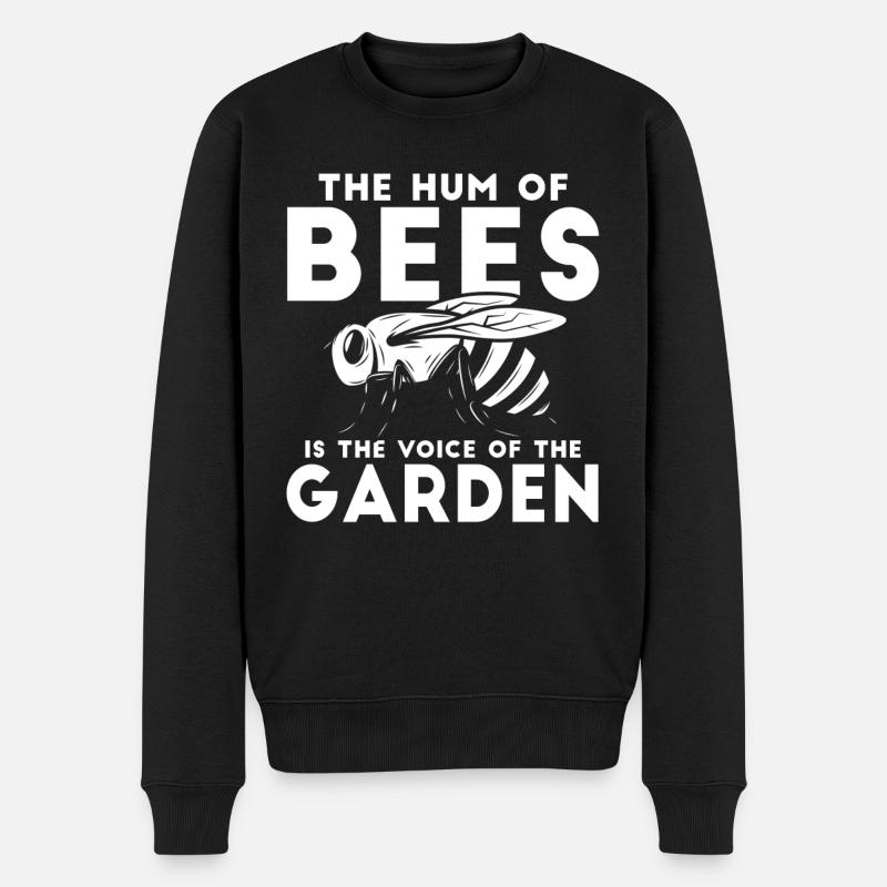 Hobbygärtner Garten Gartenbienen - Männer Premium Bio Pullover - Schwarz