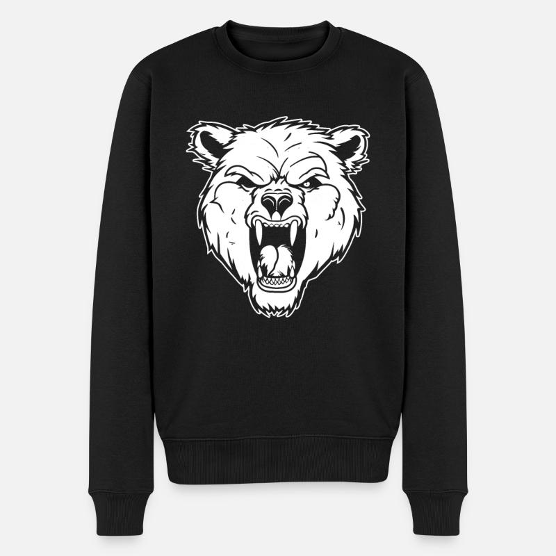 Zombie Halloween - Männer Premium Bio Pullover - Schwarz