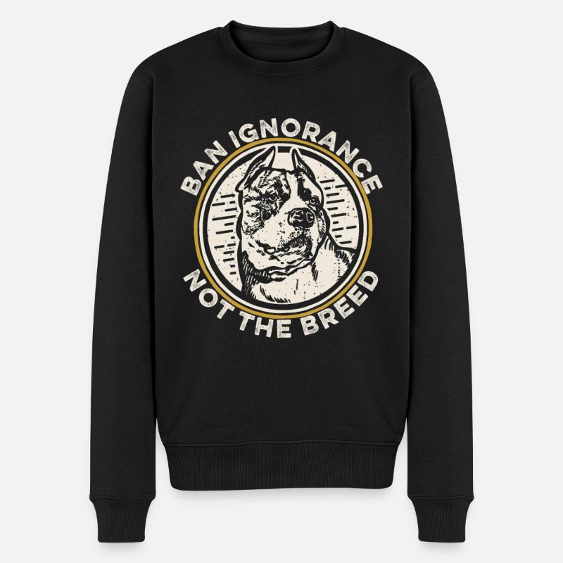 Pitbull Pitbull Interdiction - Pull Premium bio Homme - noir