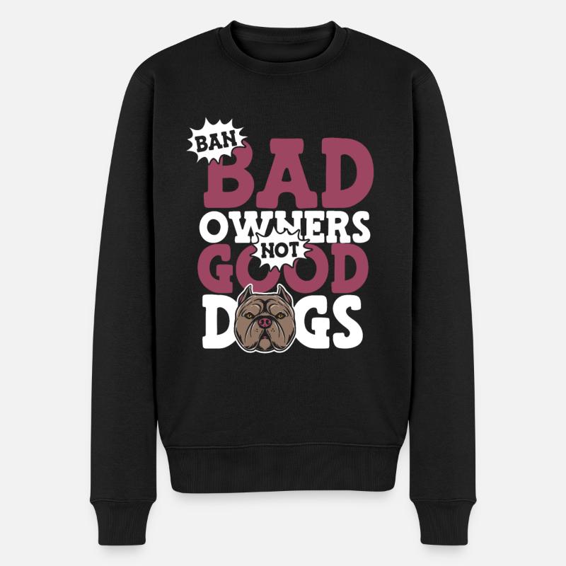 Pitbull Pitbull Interdiction - Pull Premium bio Homme - noir