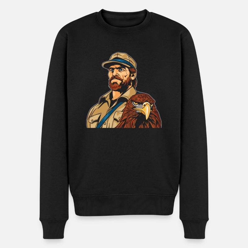 Tierpfleger Zoowärter - Männer Premium Bio Pullover - Schwarz
