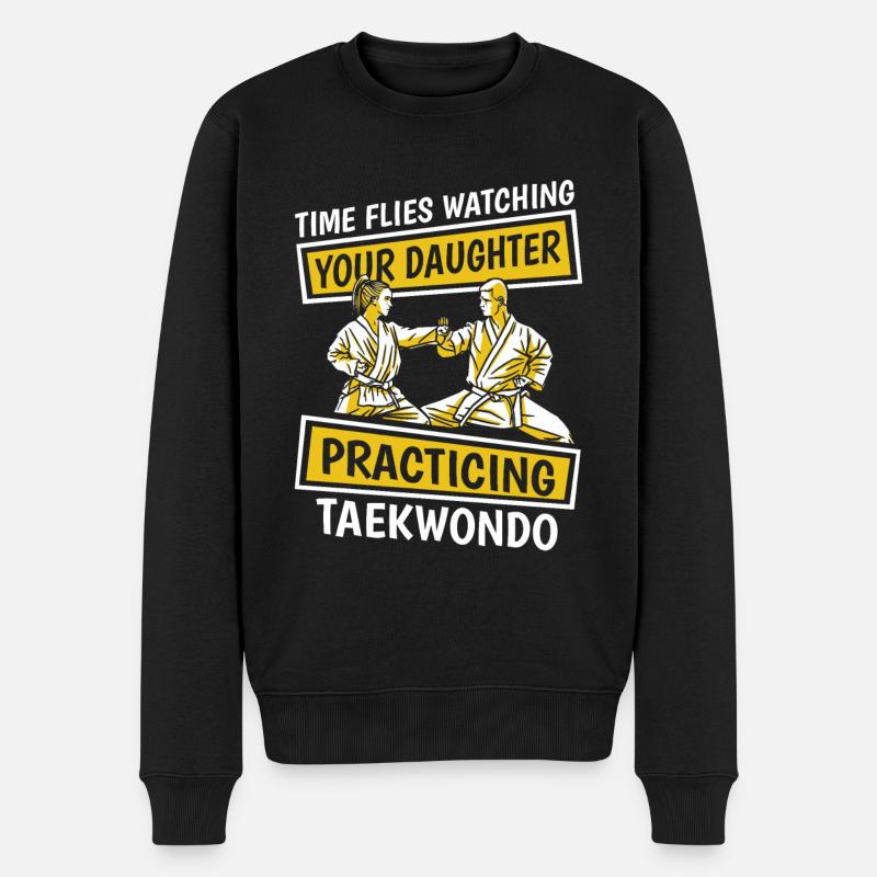 Taekwondo Taekwondo Père - Pull Premium bio Homme - noir