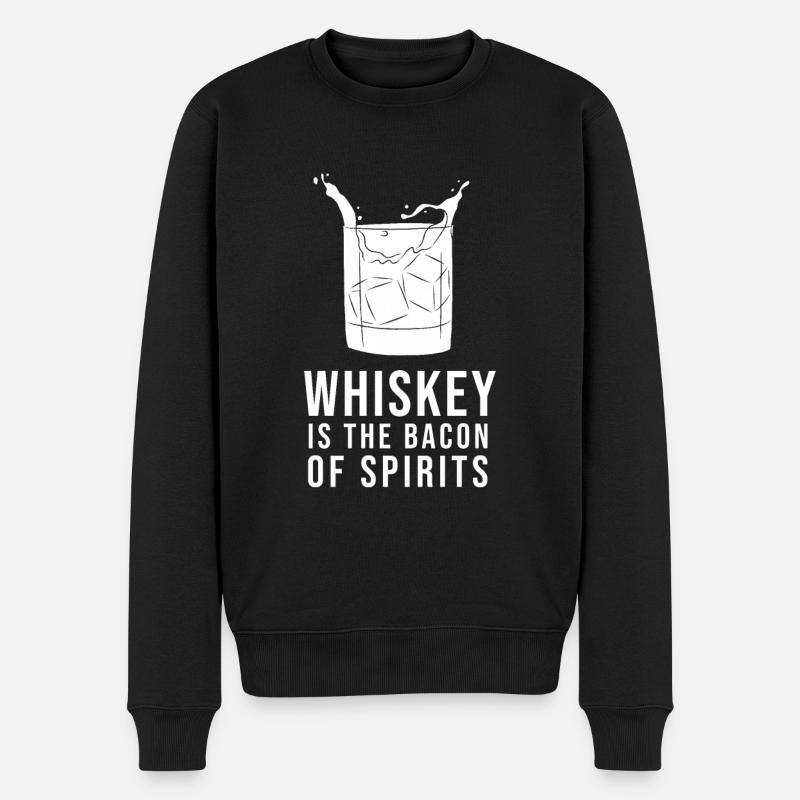 Whisky Whiskey - Pull Premium bio Homme - noir