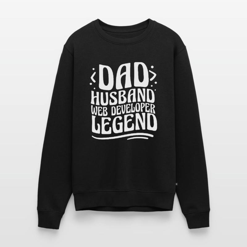 Web Developer Web Developer Men's Premium Organic Jumper