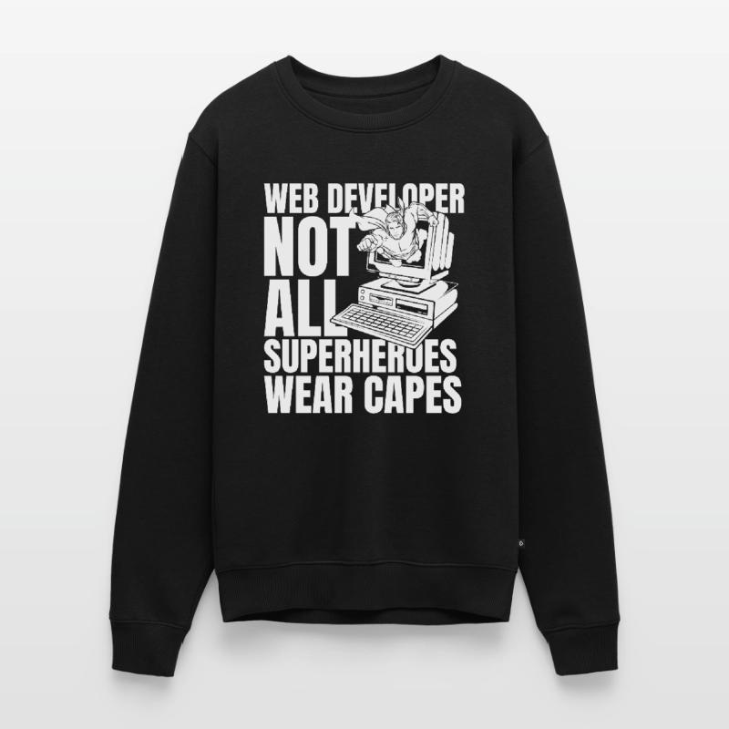 Web Developer Web Developer Men's Premium Organic Jumper