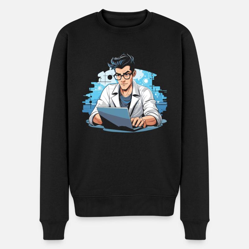 Data Science Data Analyst - Männer Premium Bio Pullover - Schwarz