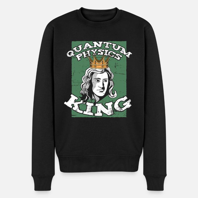 Physics Phyker King Quantum Physics - Men's Premium Organic Jumper - black