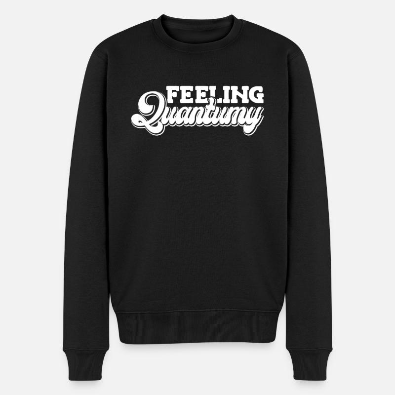 Physik Phyiker Quantenphysik - Männer Premium Bio Pullover - Schwarz